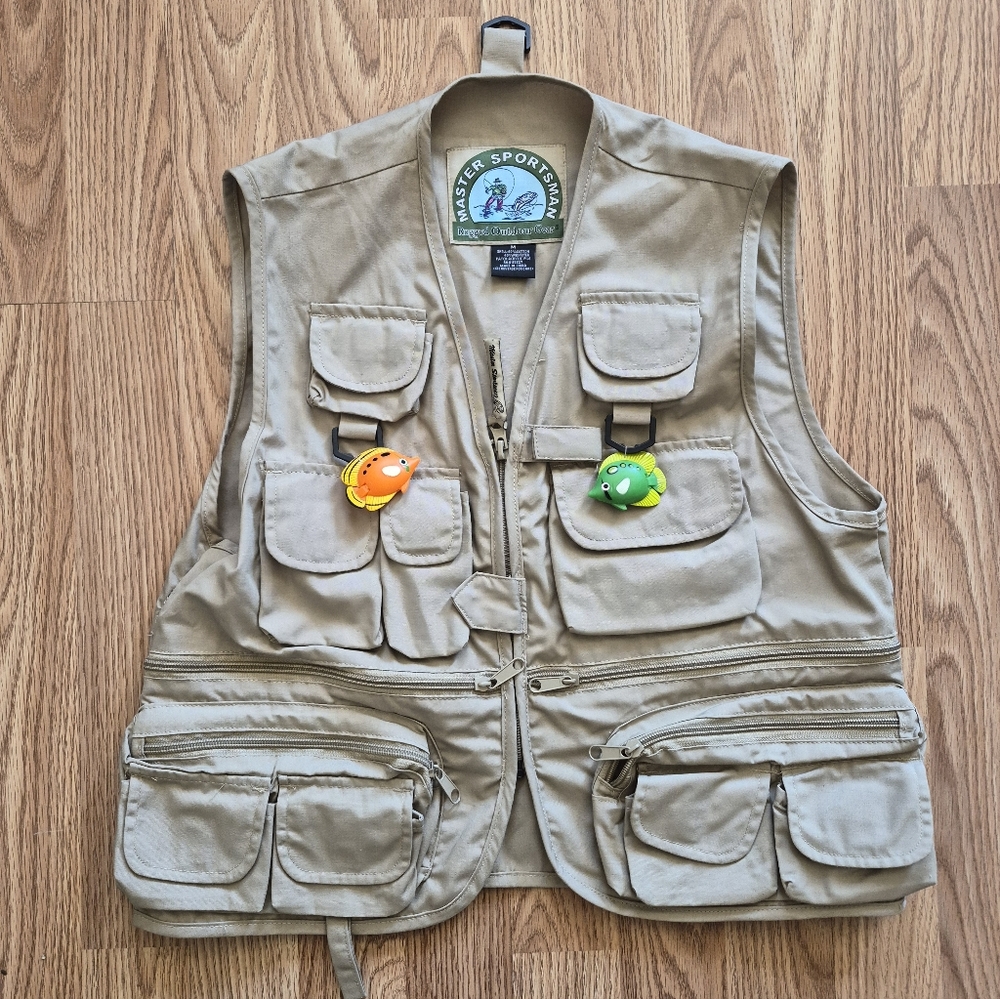 Master Sportsman Khaki Kid's Utility Vest